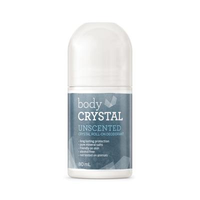 Body Crystal Crystal Deodorant Roll-On Unscented 80ml